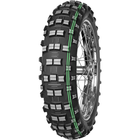 Mitas Terra Force-EF Super Soft Double Green Stripe Tyre - 120/90-18
