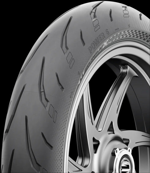 Michelin Power 6 Front Tyre - 120/70ZR17 M/C (58W) TL