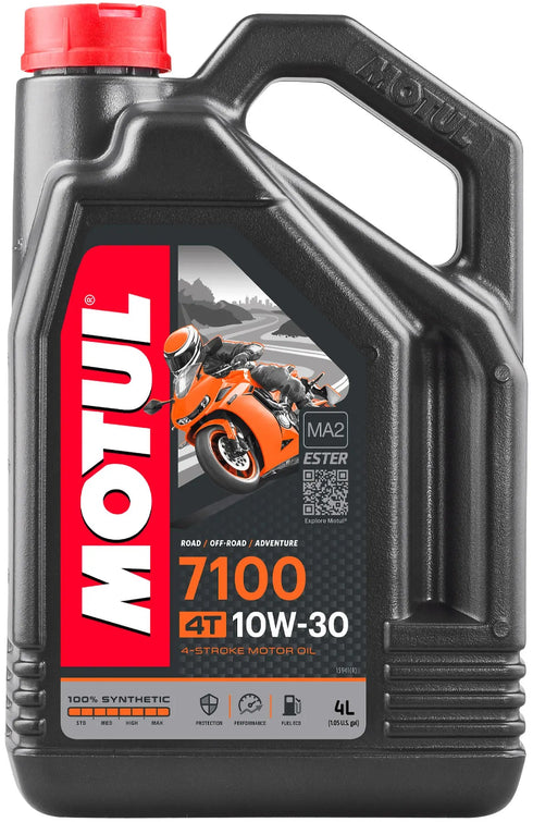 Motul 7100 10W30 4T Motorcycle Oil - 4L