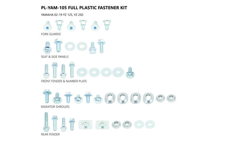 UFO Bolt Full Kit Yamaha YZ125/250
