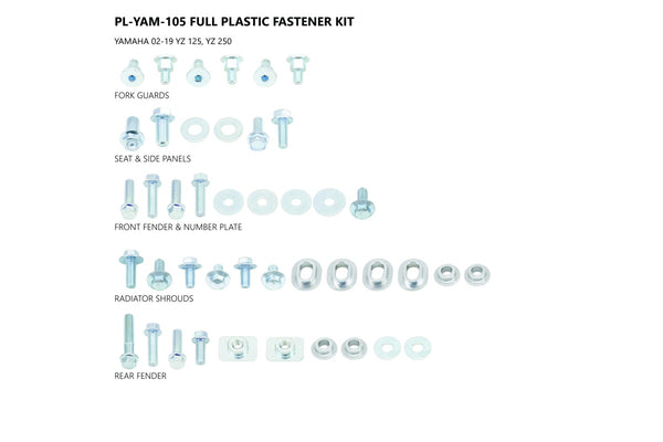 UFO Bolt Full Kit Yamaha YZ125/250