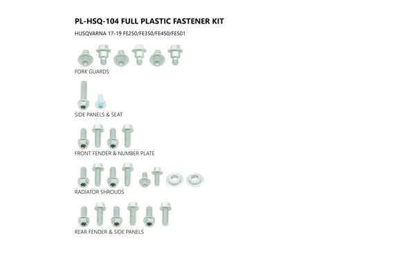 UFO Bolt Kit Husqvarna FE 17-21