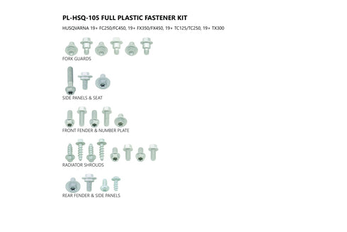 UFO Bolt Kit Husqvarna FC/TC125-250