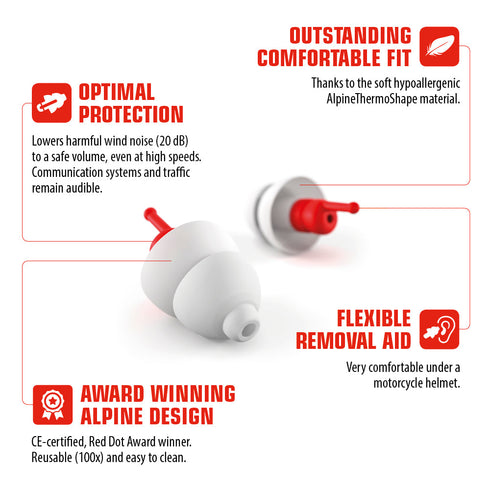 Alpine MotoSafe Race Earplugs