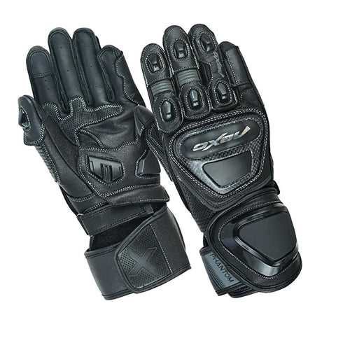 Nexo Superbike Phantom Racing Leather Gloves - Black/Grey
