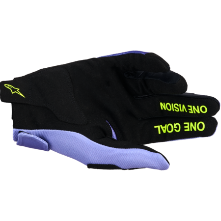 Alpinestars 2027 Radar Gloves Purple/Yellow Fluo