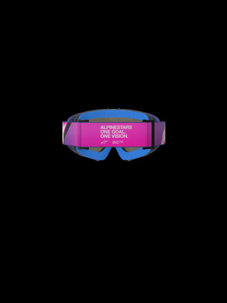 Alpinestars Youth Vision Corp Goggles Purple/Pink Mirror Blue