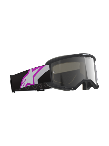 Alpinestars Vision 5 Corp Goggles Light Grey/Purple Mirror Silver