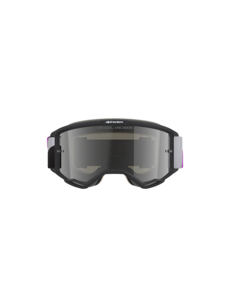 Alpinestars Vision 5 Corp Goggles Light Grey/Purple Mirror Silver