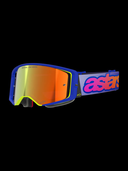 Alpinestars Supertech Vista Goggles Blue/Yellow/Purple Mirror Red