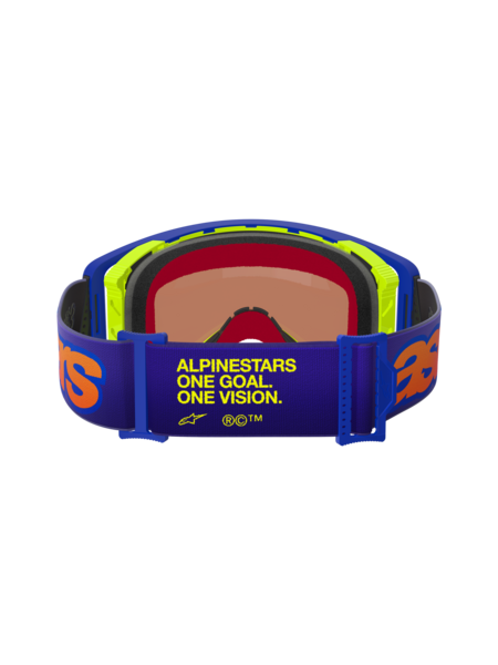 Alpinestars Supertech Vista Goggles Blue/Yellow/Purple Mirror Red
