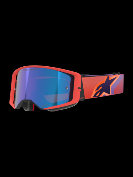 Alpinestars Supertech Corp Goggles Hot Coral/Purple Mirror Blue