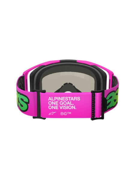 Alpinestars Vision 8 Vista Goggles Pink/Flou Yellow Mirror Blue