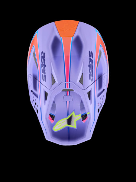 Supertech M10 J Lawrence Helmet ECE Purple/Pink/Yellow
