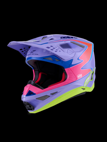 Supertech M10 J Lawrence Helmet ECE Purple/Pink/Yellow