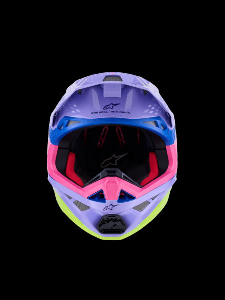 Supertech M10 J Lawrence Helmet ECE Purple/Pink/Yellow