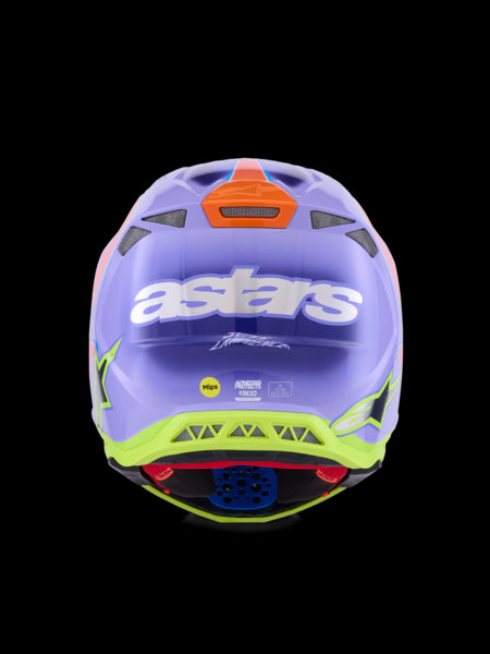 Supertech M10 J Lawrence Helmet ECE Purple/Pink/Yellow
