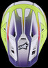 Alpinestars Supertech M7 Fuse Helmet - White/Yellow/Purple ECE06