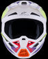 Alpinestars Supertech M7 Fuse Helmet - White/Yellow/Purple ECE06