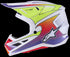 Alpinestars Supertech M7 Fuse Helmet - White/Yellow/Purple ECE06