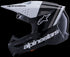 Alpinestars Supertech M3 Radium Helmet - Black/White/Grey ECE06