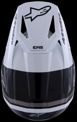 Alpinestars Supertech M3 Radium Helmet - Black/White/Grey ECE06