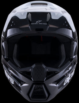 Alpinestars Supertech M3 Radium Helmet - Black/White/Grey ECE06