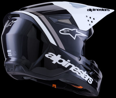 Alpinestars Supertech M3 Radium Helmet - Black/White/Grey ECE06