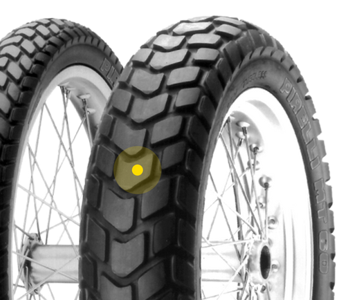 Pirelli MT 60 TT Rear Tyre - 110/90-17 M/C 60P