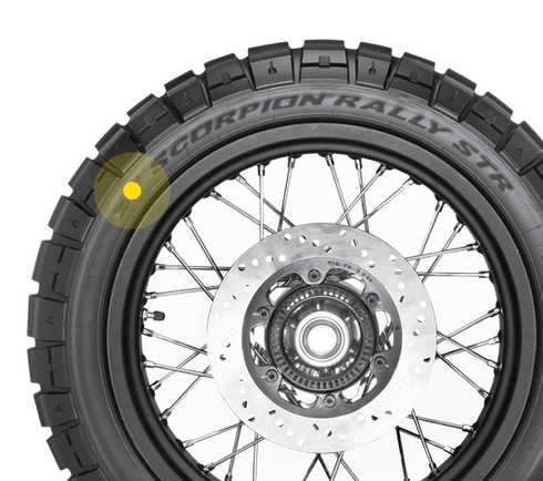 Pirelli Scorpion Rally STR Front Tyre - 90/90-21 M/C 54V M+S TL (A)
