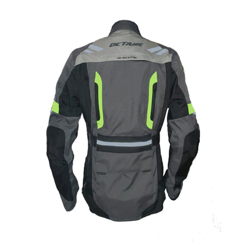 Octane Ladies Caroline Touring Jacket - Grey Fluo