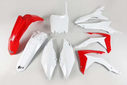 UFO Full Kit Honda CRF250R (2014-2017) OEM White/Red