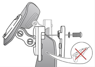 Puig Hi-tech Parts Multi-Adjustable Windscreen Clip-On Visor - Clear