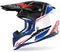 Airoh 2023 Aviator 3 Push Helmet - Blue/Red Gloss