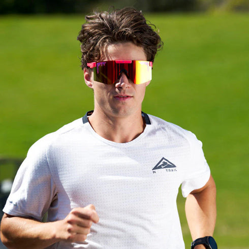 Pit Viper The Originals 2.0 The Radical Wide Sunglasses - HDPV (Polarised Mirror Rainbow Lens) (Copy) — Lifestyle (image 8…