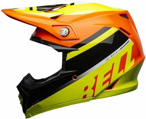 Bell Moto-9 MIPS Prophecy Helmet - Yellow/Orange/Black