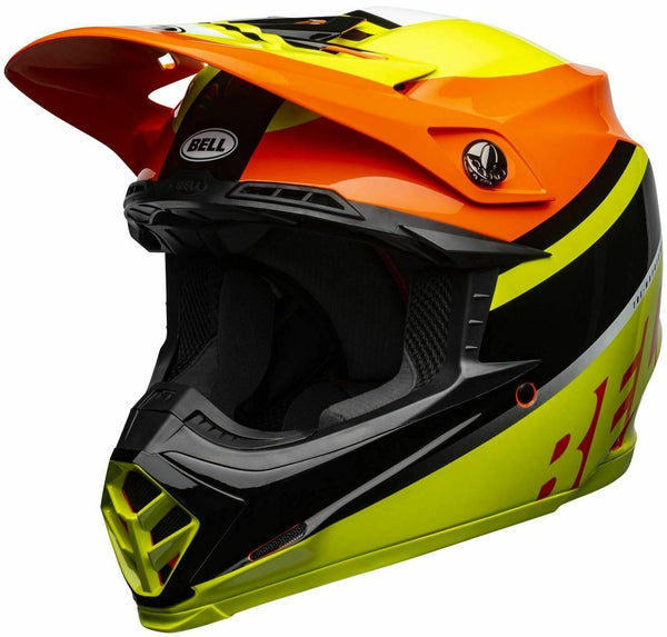 Bell Moto-9 MIPS Prophecy Helmet - Yellow/Orange/Black