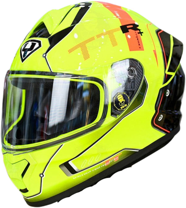 Yohe 977 8#L Helmet - Yellow Gloss