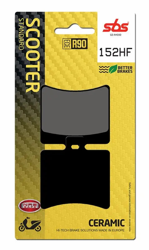 SBS HF Ceramic Front/Rear Brake Pads - FA298
