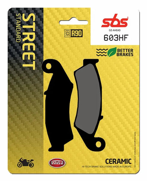 SBS HF Ceramic Front/Rear Brake Pads - FA125