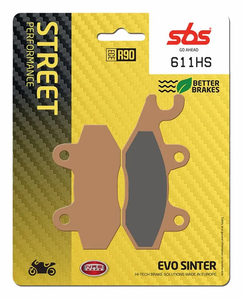 SBS HS Sinter Front Brake Pads - FA135