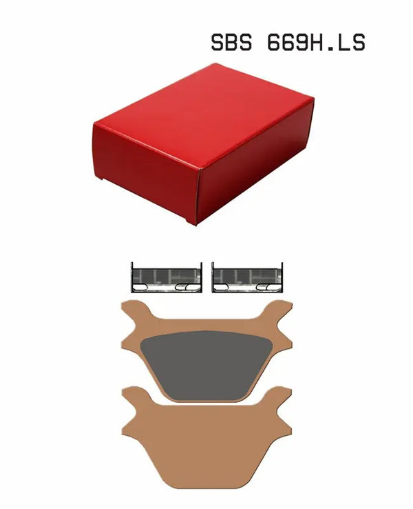 SBS H.LS Sinter Rear Brake Pads - FA200