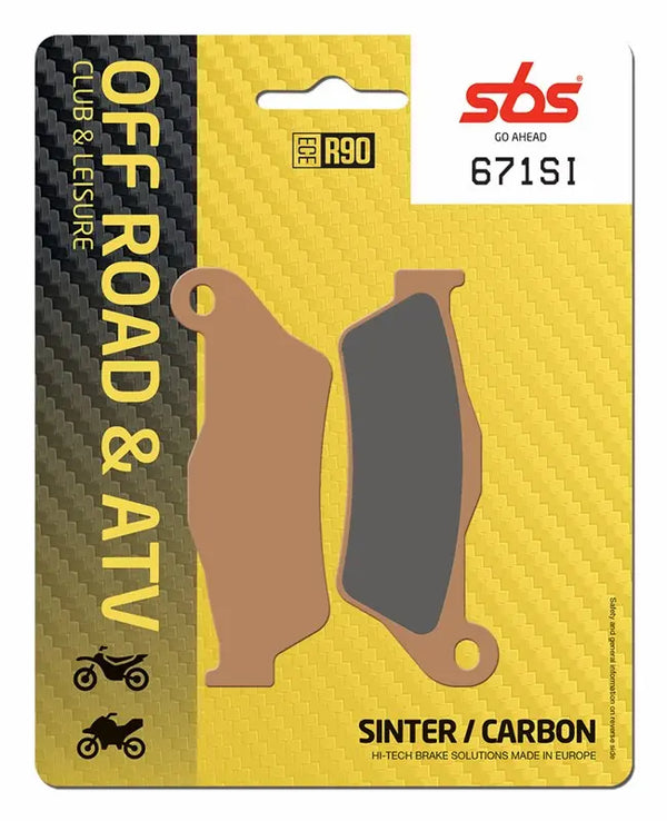 SBS SI Sinter Front/Rear Brake Pads - FA181