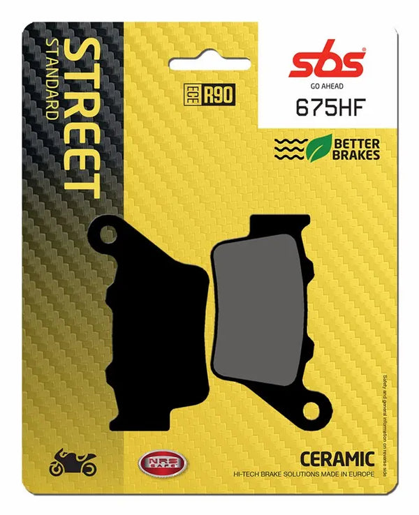 SBS HF Ceramic Front/Rear Brake Pads - FA208