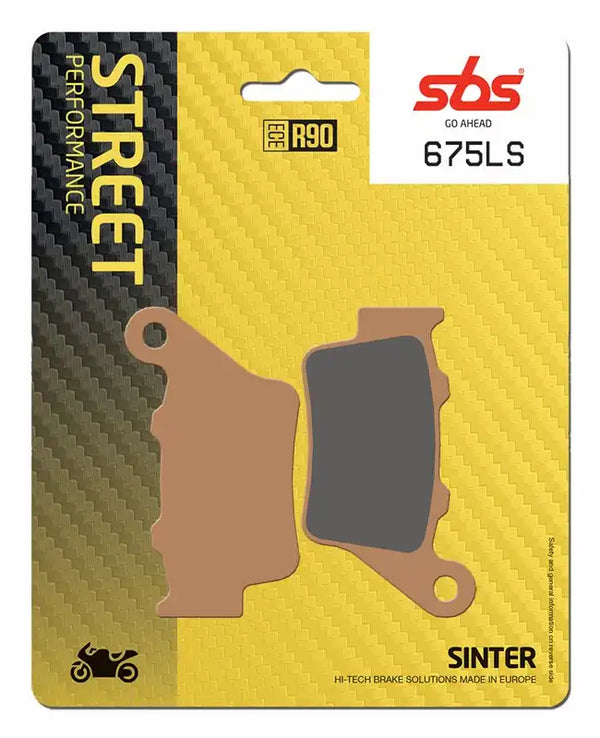 SBS FA208 LS Sinter Brake Pads - Rear