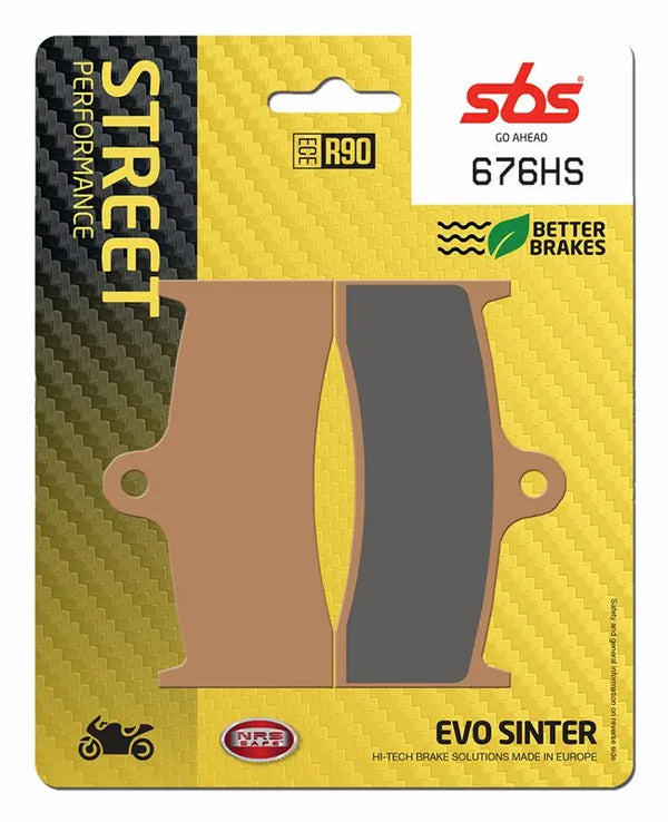 SBS HS Sinter Front Brake Pads - FA249