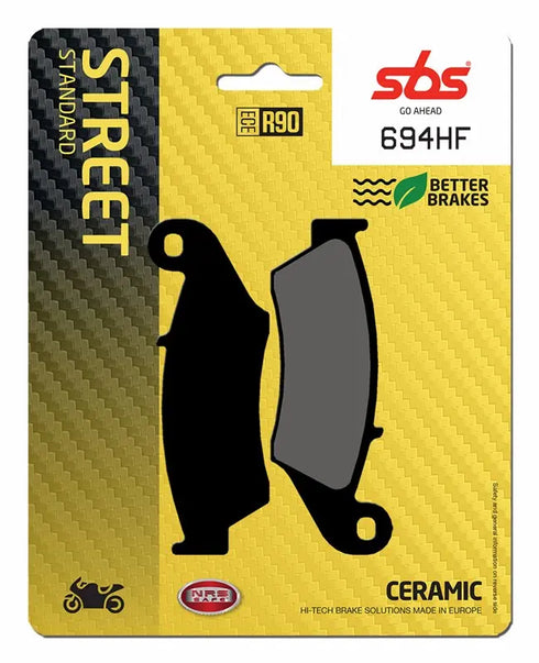 SBS HF Ceramic Front/Rear Brake Pads - FA185