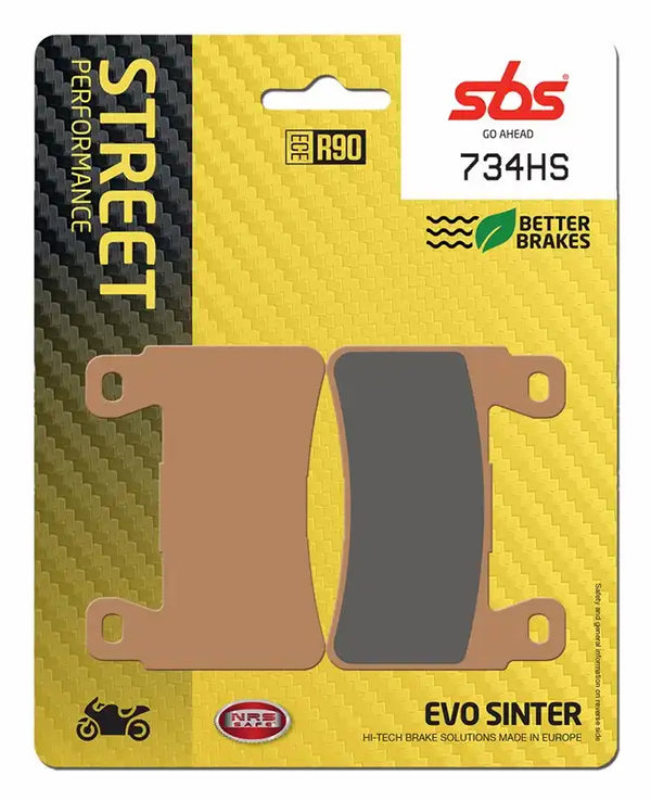 SBS FA296 Road HS Sintered Brake Pads - Front (Honda/Hyosung)