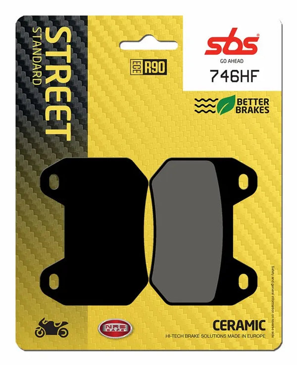 SBS HF Ceramic Front/Rear Brake Pads - FA304