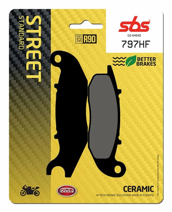 SBS HF Ceramic Front/Rear Brake Pads - FA375